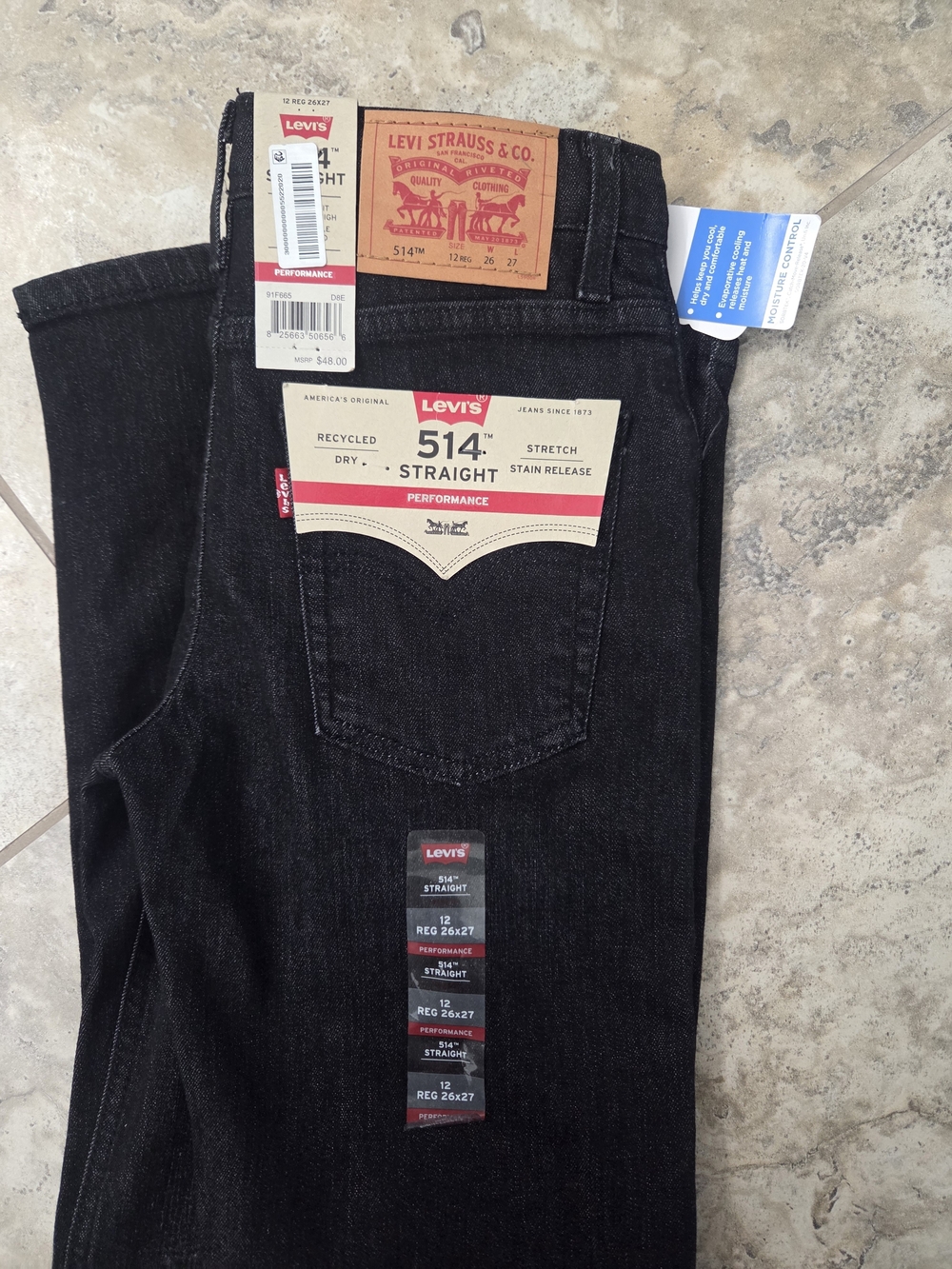 Boys Levi's 514™ Straight Jeans - Black